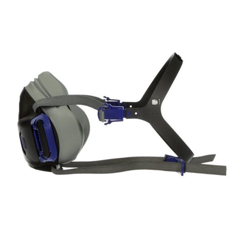 3M HF-802SD Secure Click Reusable Half Face Mask with Speaking Diaphragm - Medium