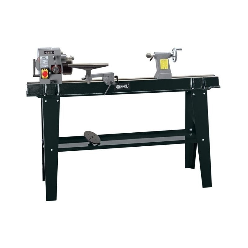 Draper 60990 Variable Speed Wood Lathe With Digital Display (750W)