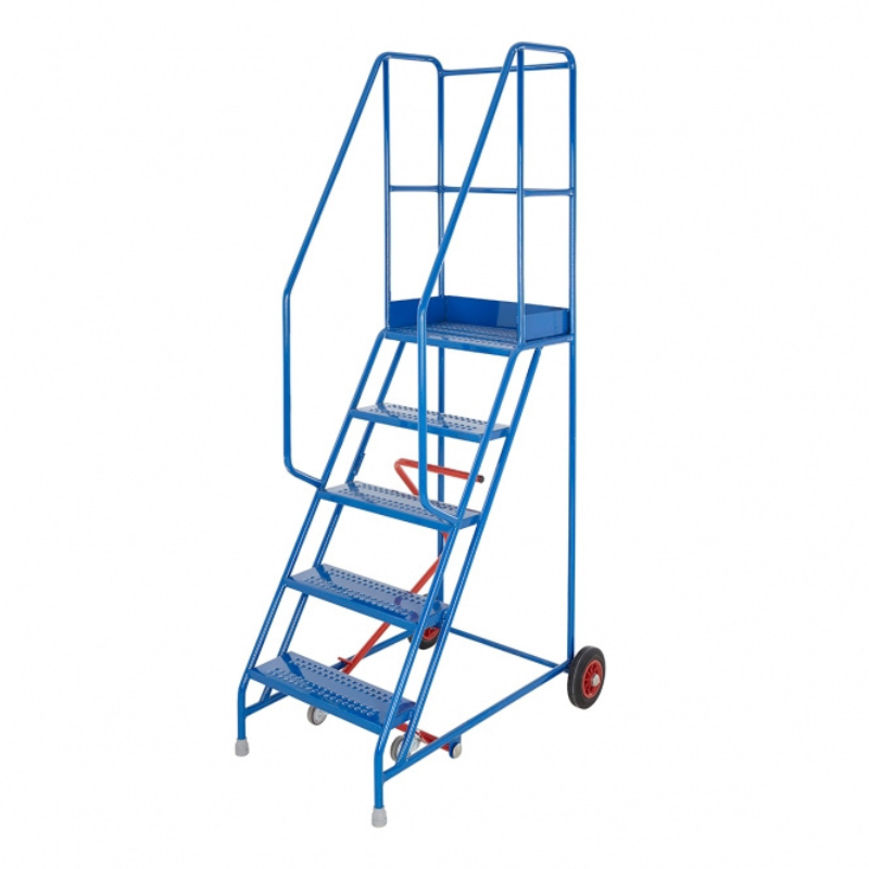 TB Davies 2017-005 5 Tread Mobile Safety Step - Punched Tread