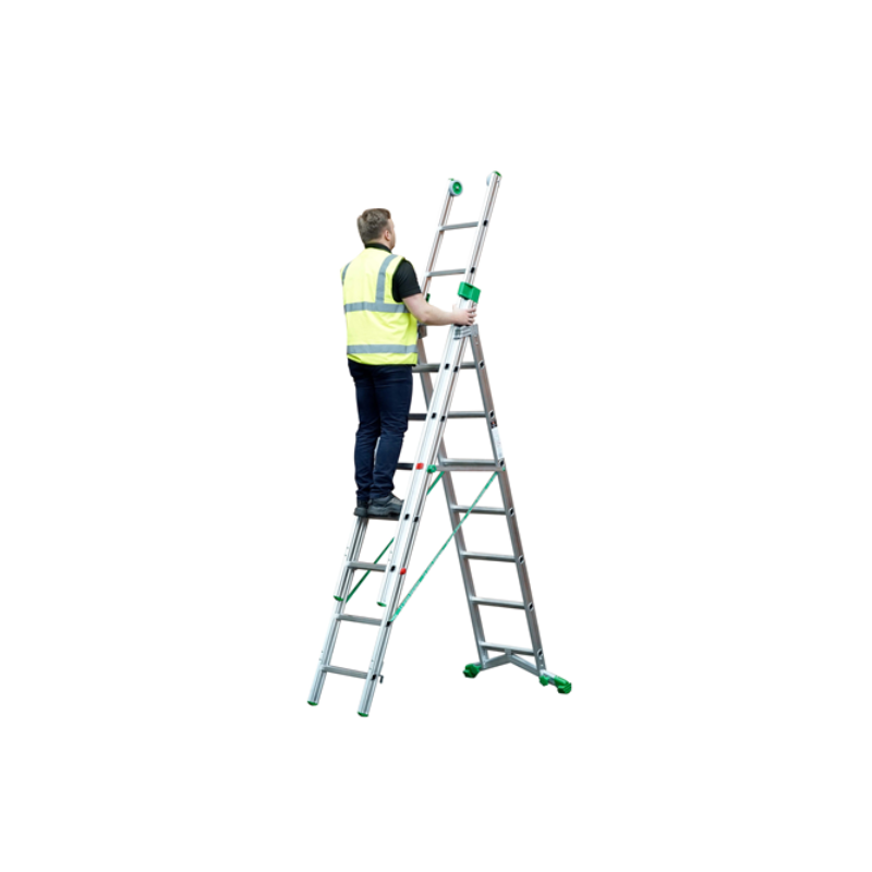 TB Davies 1300-053 2.6m Heavy-Duty Aluminium Combination Ladder