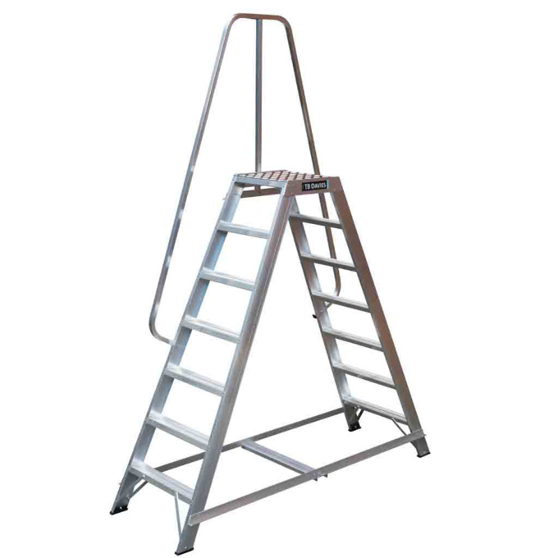 TB Davies 1272-007 7 Tread Heavy-Duty Double Sided Machine Step