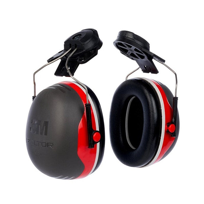 3M PELTOR Ear Defenders, 32 dB, Red, Helmet Mounted attachment, X3P3