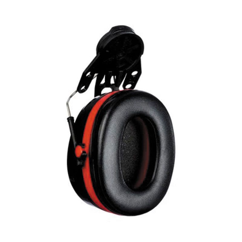 3M PELTOR Optime III Ear Defenders, 34 dB, Black/Red, Helmet Mounted attachment, H540P3H-413-SV