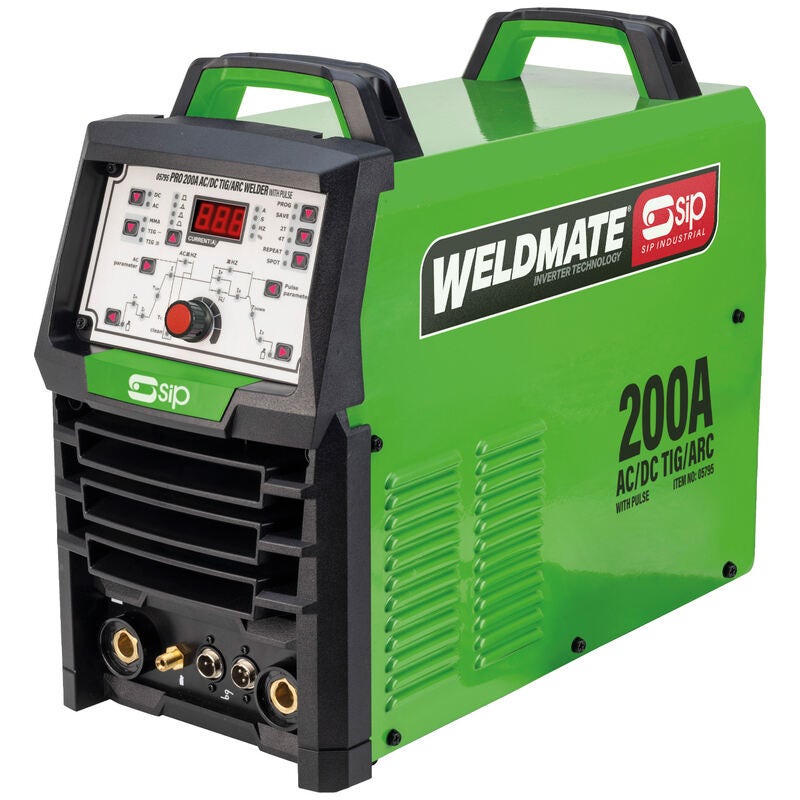 SIP 05795PEDAL PRO 200A AC/DC TIG/ARC Welder with Pulse Package