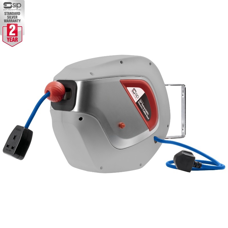 SIP 07973 SIP Retractable Electric Cable Reel 15m