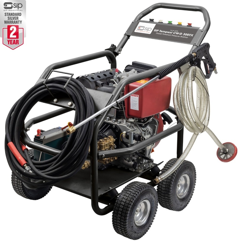 SIP 08989 Tempest CW-D 300TX Diesel Pressure Washer