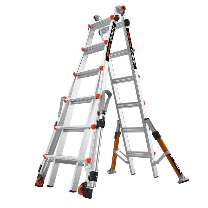 TB Davies 1304-035 5 Rung Little Giant Conquest PRO All-Terrain Multi-Purpose Ladder