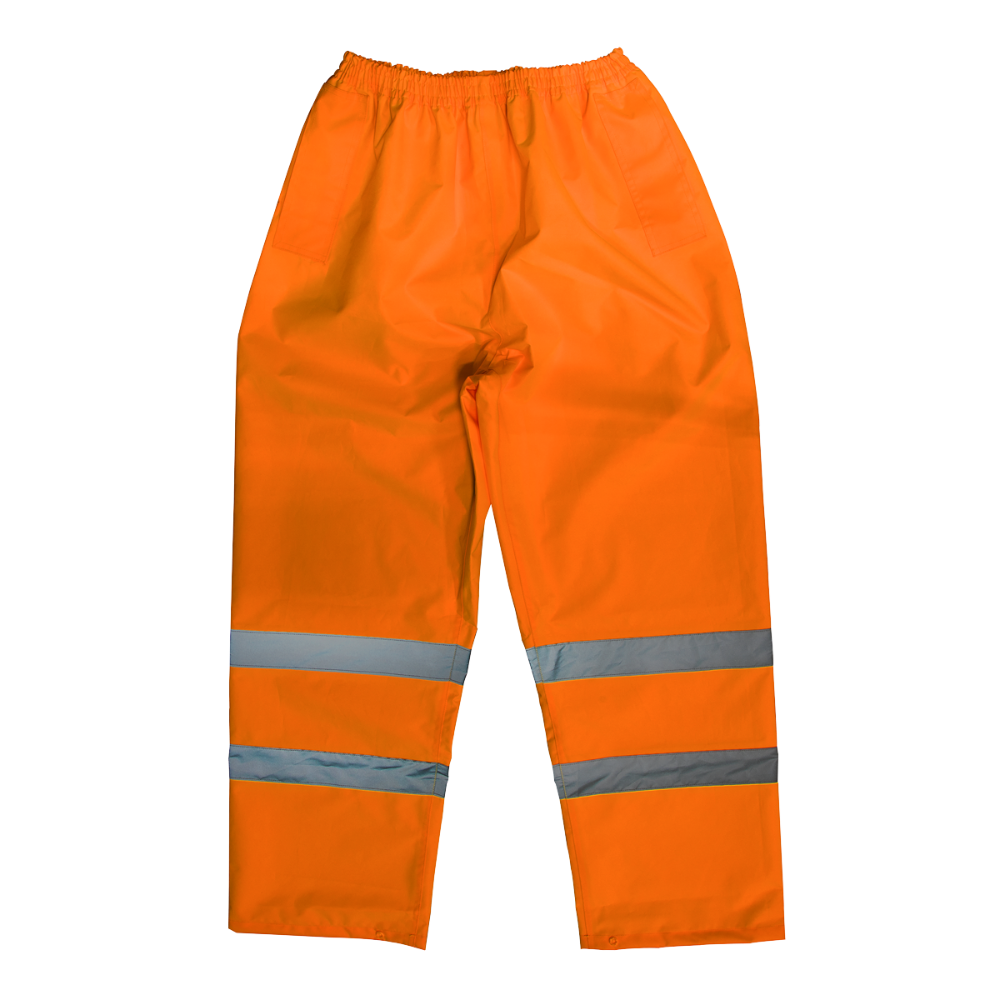 Sealey 807MO Hi-Vis Orange Waterproof Trousers - Medium