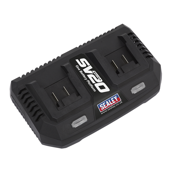 Sealey CP20VMC2 Dual Battery Charger 20V Lithium-ion for SV20 Series