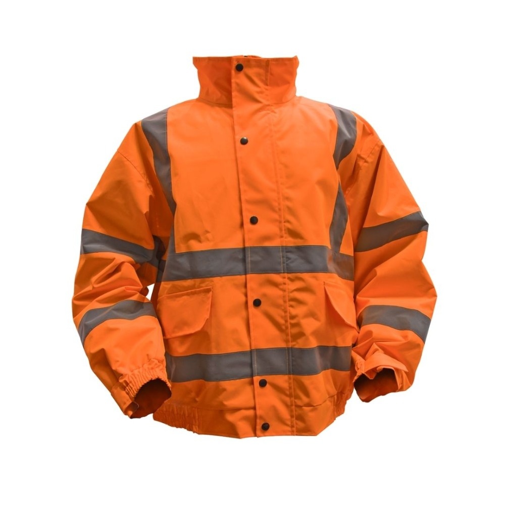 Sealey 802XXLO Hi-Vis Orange Jacket with Quilted Lining & Elasticated Waist - XX-Large