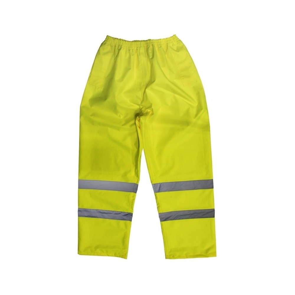 Sealey 807XL Hi-Vis Yellow Waterproof Trousers - X-Large