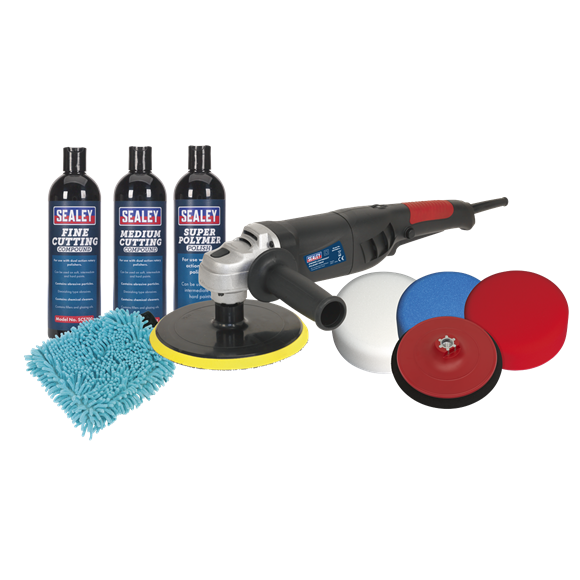 Sealey CPK05 Ø180mm Pro Polishing & Compounding Kit 1100W/230V