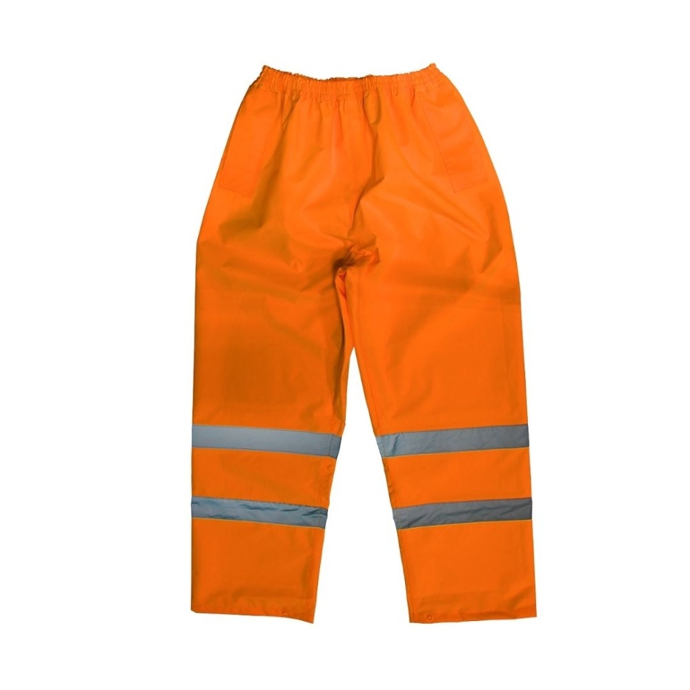 Sealey 807XXLO Hi-Vis Orange Waterproof Trousers - XX-Large