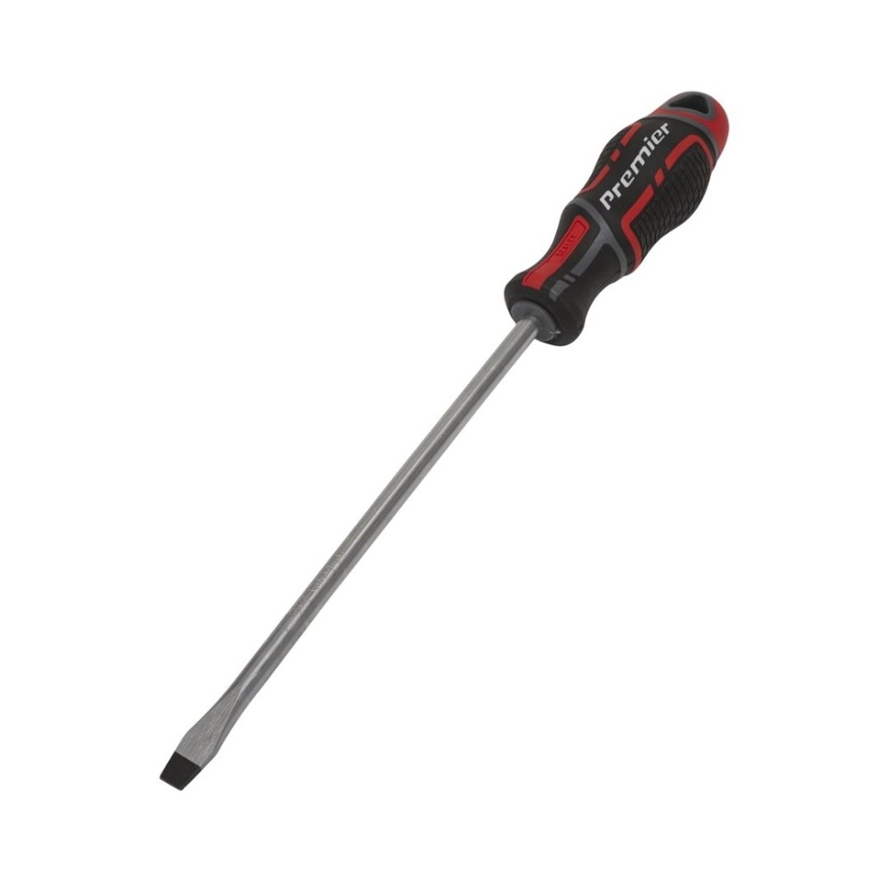 Sealey AK4357 Screwdriver Slotted 8 x 200mm GripMAX®
