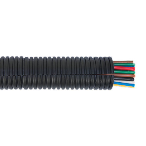 Sealey CTS2210 Convoluted Cable Sleeving Split Ø22-27mm 10m