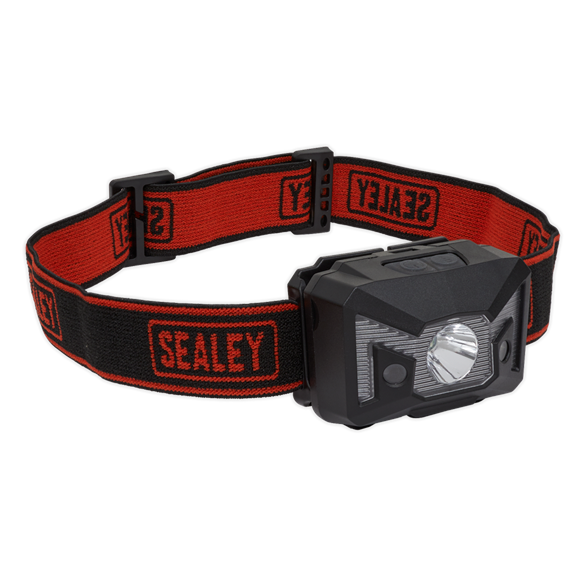 Sealey HT102R Rechargeable Head Torch 3W CREE* XPE LED Auto-Sensor