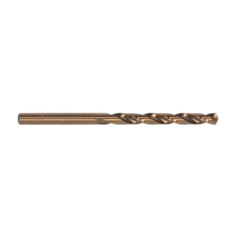 Sealey DB035CB HSS Cobalt Fully Ground Drill Bit Ø3.5mm Pack of 10