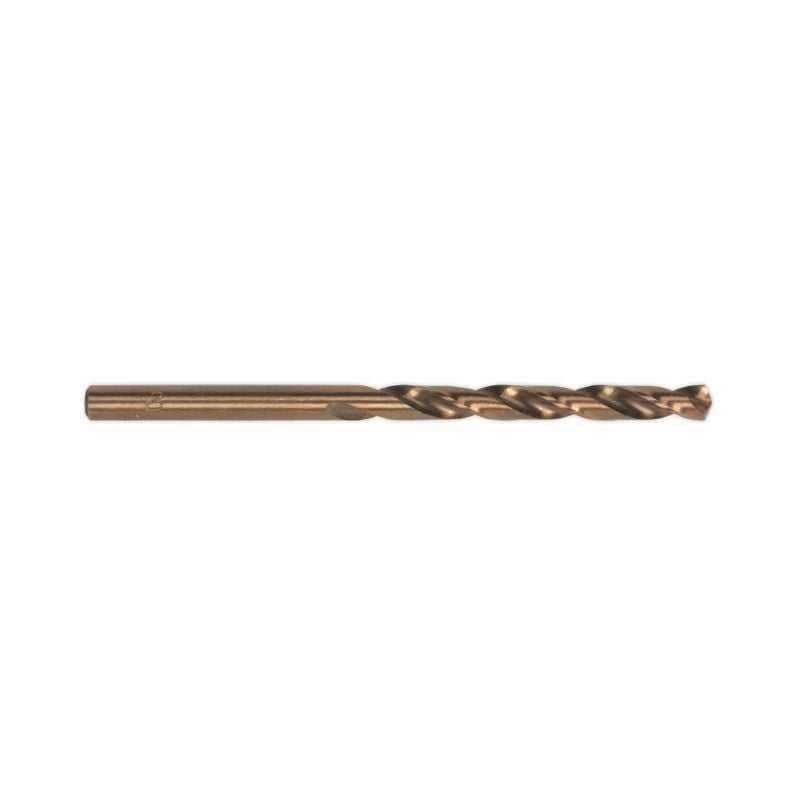 Sealey DB030CB HSS Cobalt Fully Ground Drill Bit Ø3mm Pack of 10