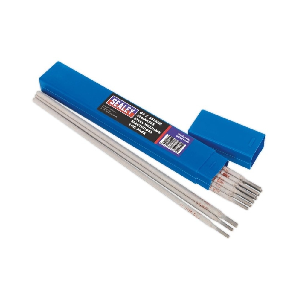 Sealey WESS1040 Welding Electrodes Stainless Steel Ø4 x 350mm 1kg Pack