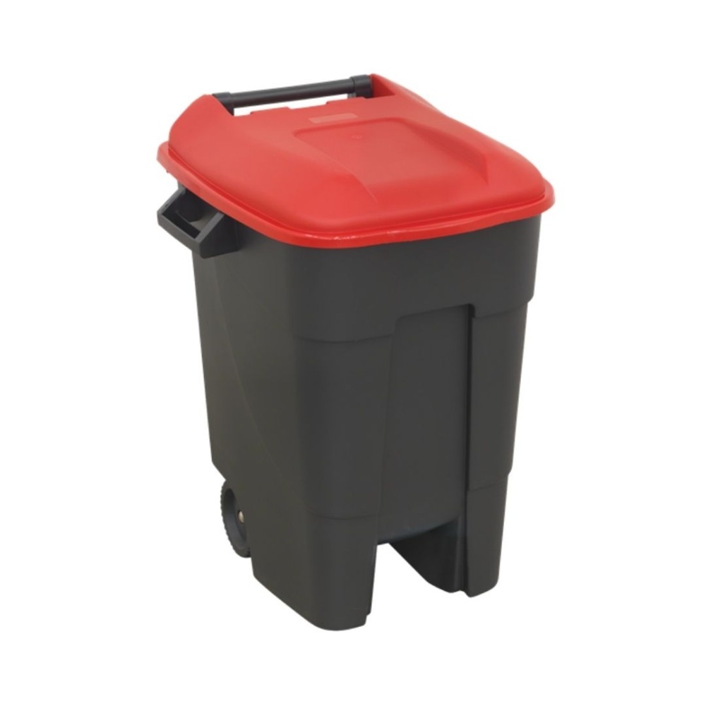 Sealey BM100R Refuse/Wheelie Bin 100L - Red