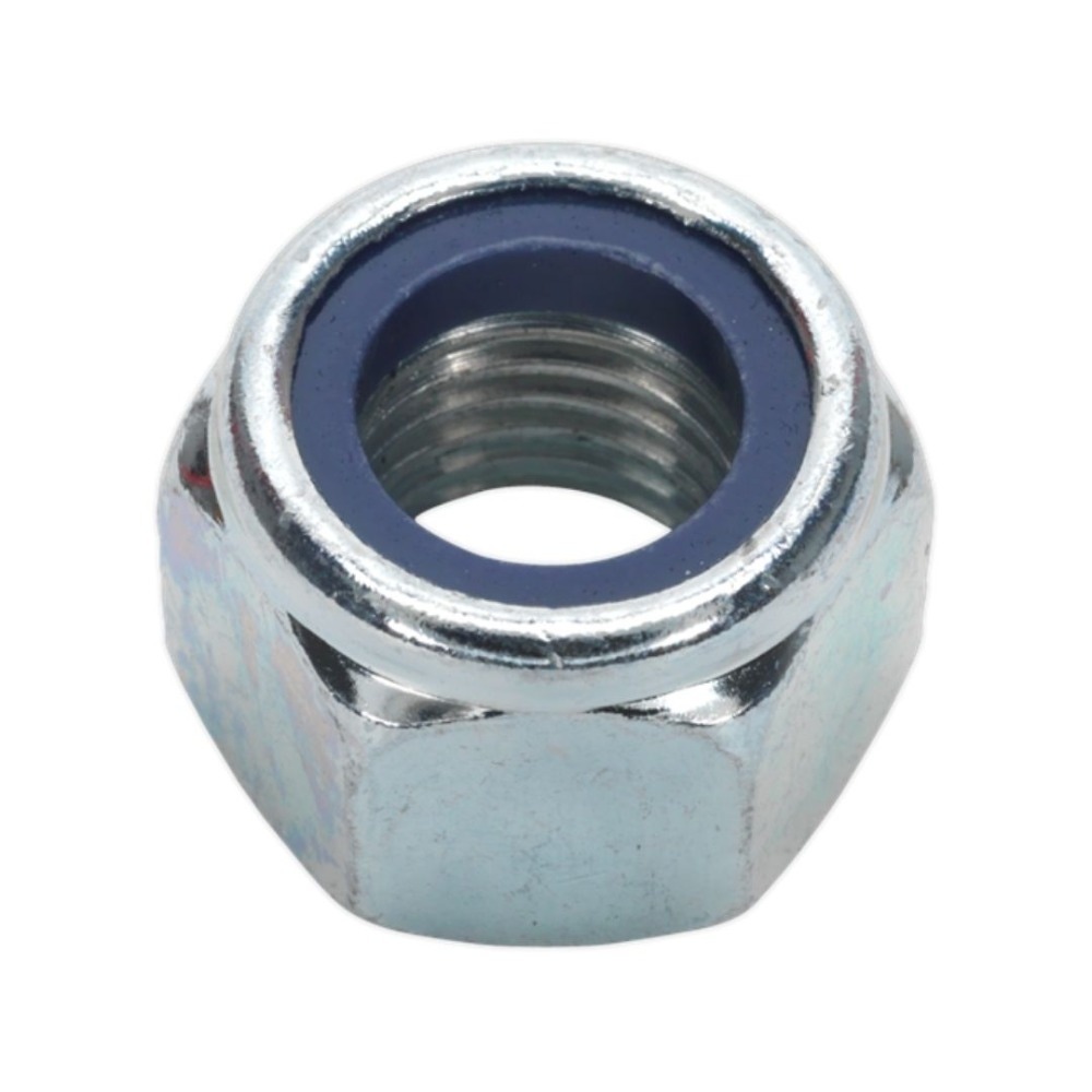 Sealey NLN16 Nylon Locknut M16 Zinc Pack of 25
