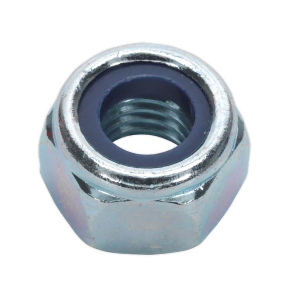 Sealey NLN10 Nylon Locknut M10 Zinc Pack of 100
