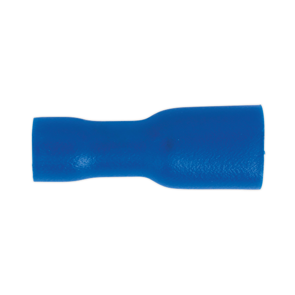 Sealey BT16 Fully Insulated Terminal 6.3mm Female Blue Pack of 100
