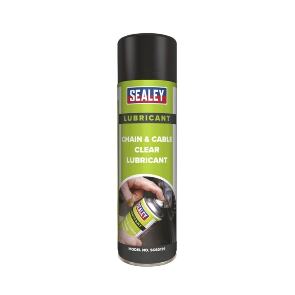 Sealey SCS017S Chain & Cable Clear Lubricant 500ml
