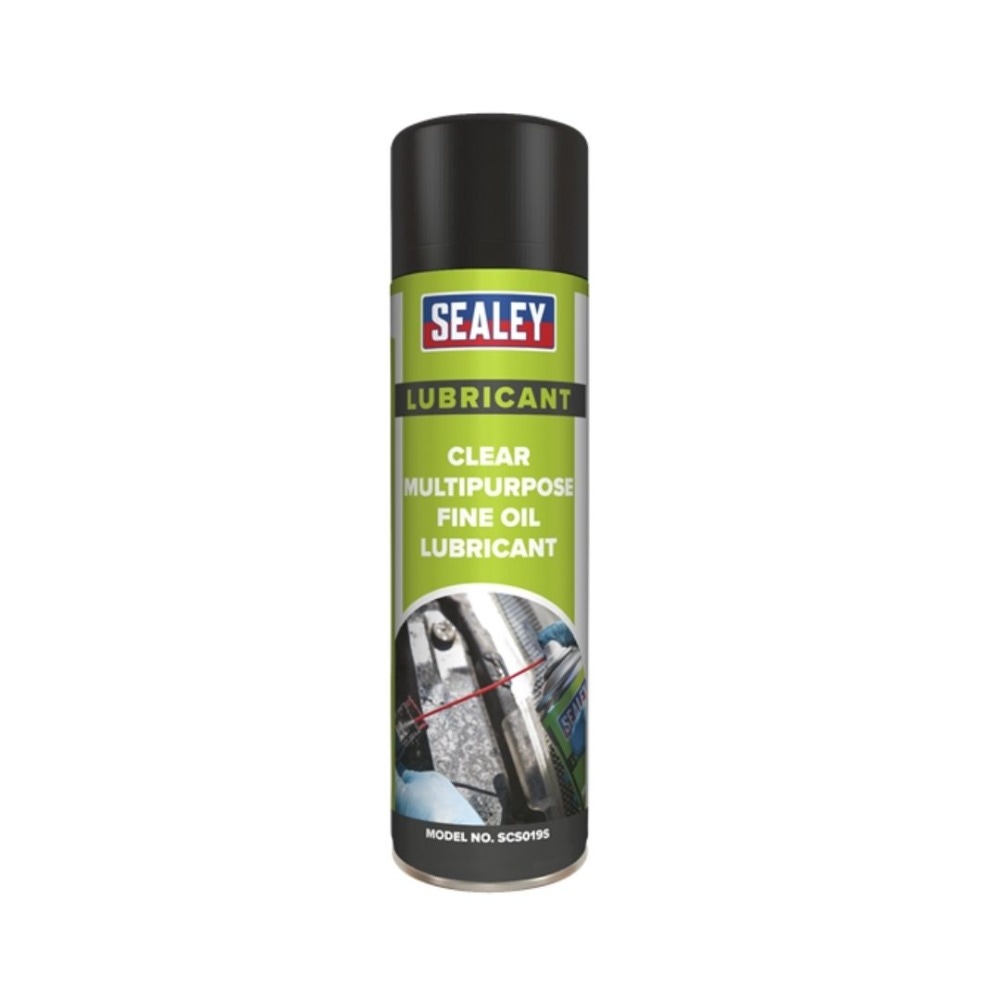 Sealey SCS019S Clear Fine Oil Lubricant Multipurpose 500ml