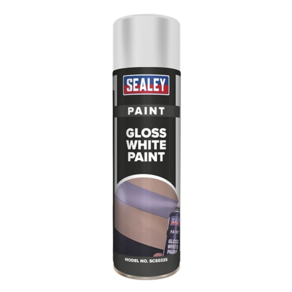 Sealey SCS032S White Gloss Paint 500ml
