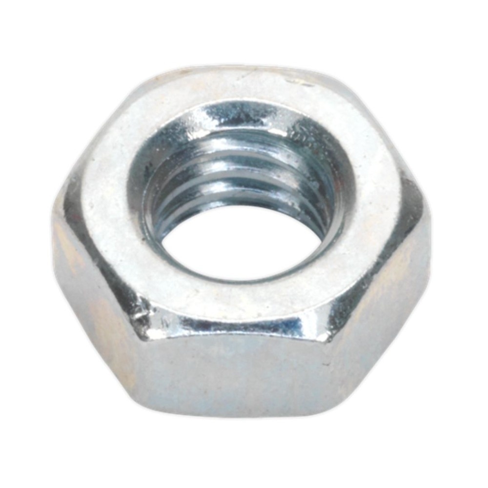 Sealey SN6 Steel Nut DIN 934 - M6 - Pack of 100
