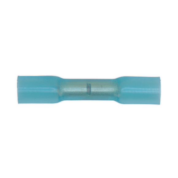 Sealey BTSB50 Heat Shrink Butt Connector Terminal Ø5.8mm Blue Pack of 50