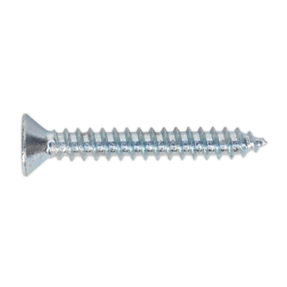 Sealey ST3525 Self Tapping Screw 3.5 x 25mm Countersunk Pozi Pack of 100