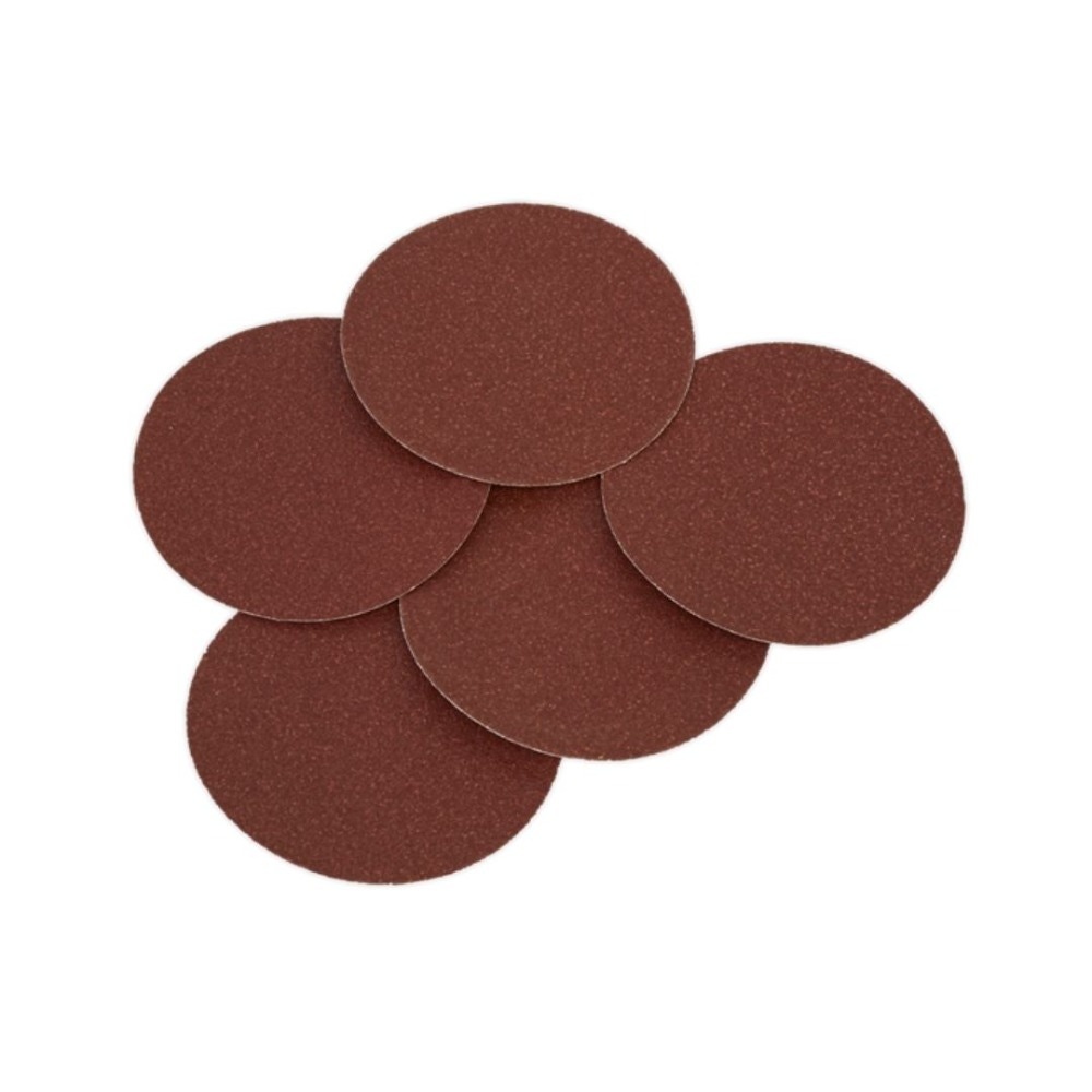 Sealey SSD01 Sanding Disc Ø125mm 80Grit Adhesive Backed Pack of 5