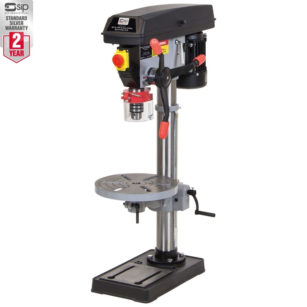 SIP Pro B16 16-Speed 550w Bench Pillar Drill