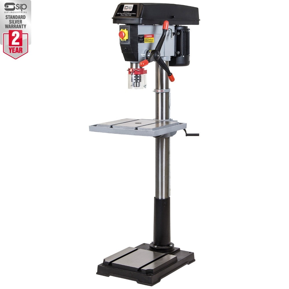 SIP 01717 Pro F20 12-Speed 1100w 230v Floor Pillar Drill