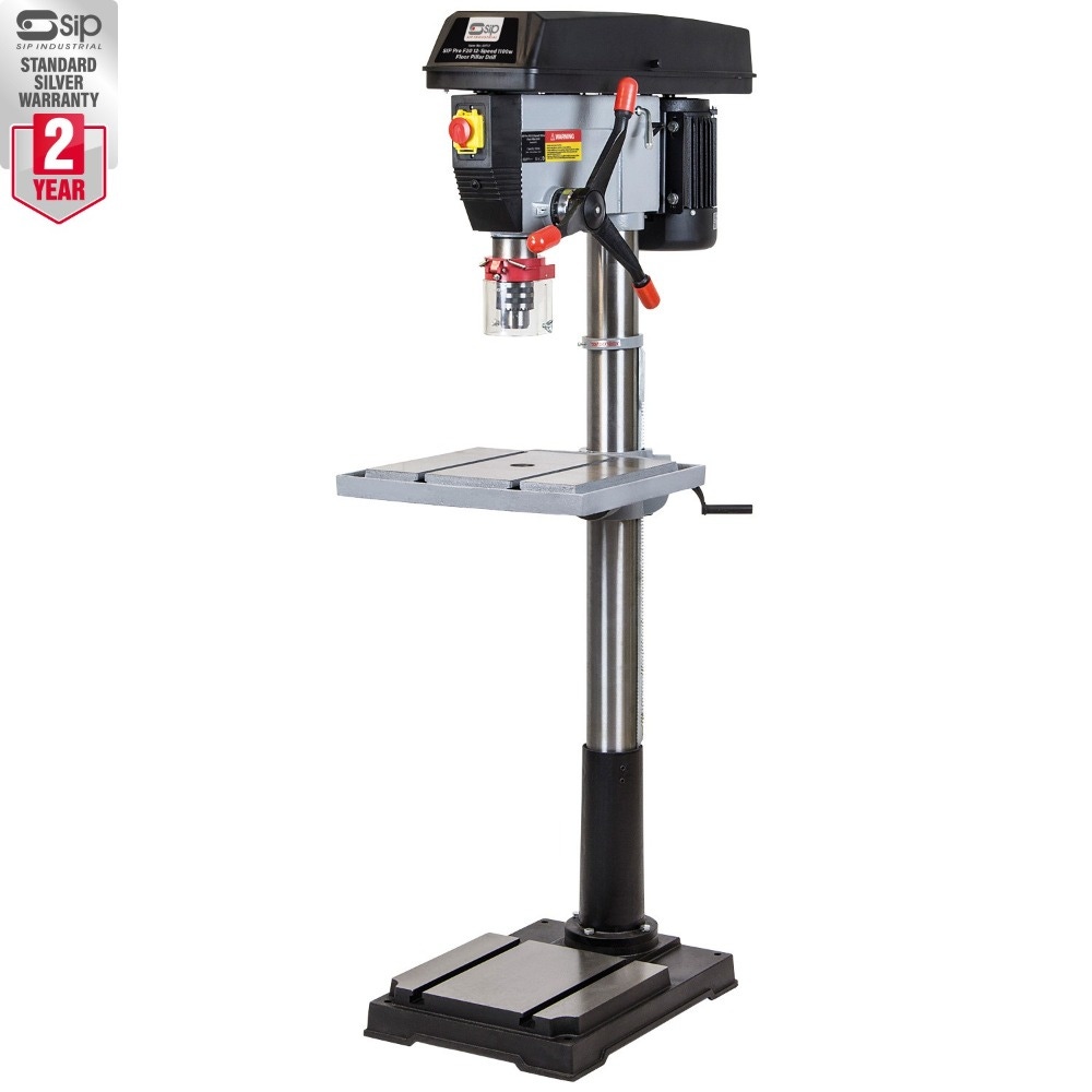 SIP Pro F20 12-Speed 1100w 230v Floor Pillar Drill