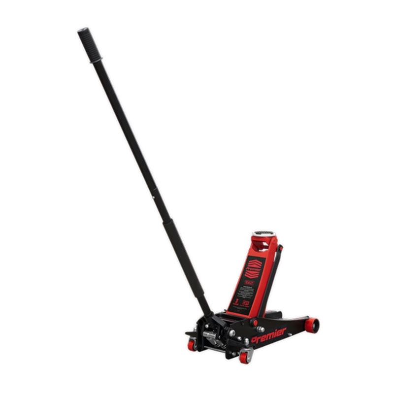 Sealey 3040AR Trolley Jack 3tonne Rocket Lift Red