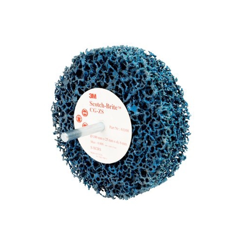 3M 61168 Scotch Brite Roloc Clean and Strip Disc CG-ZS 100 mm x 25 mm x 6 mm