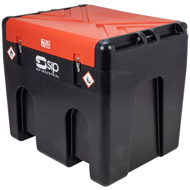 SIP 430ltr Portable Diesel Tank with High-Flow 12v Transfer Pump