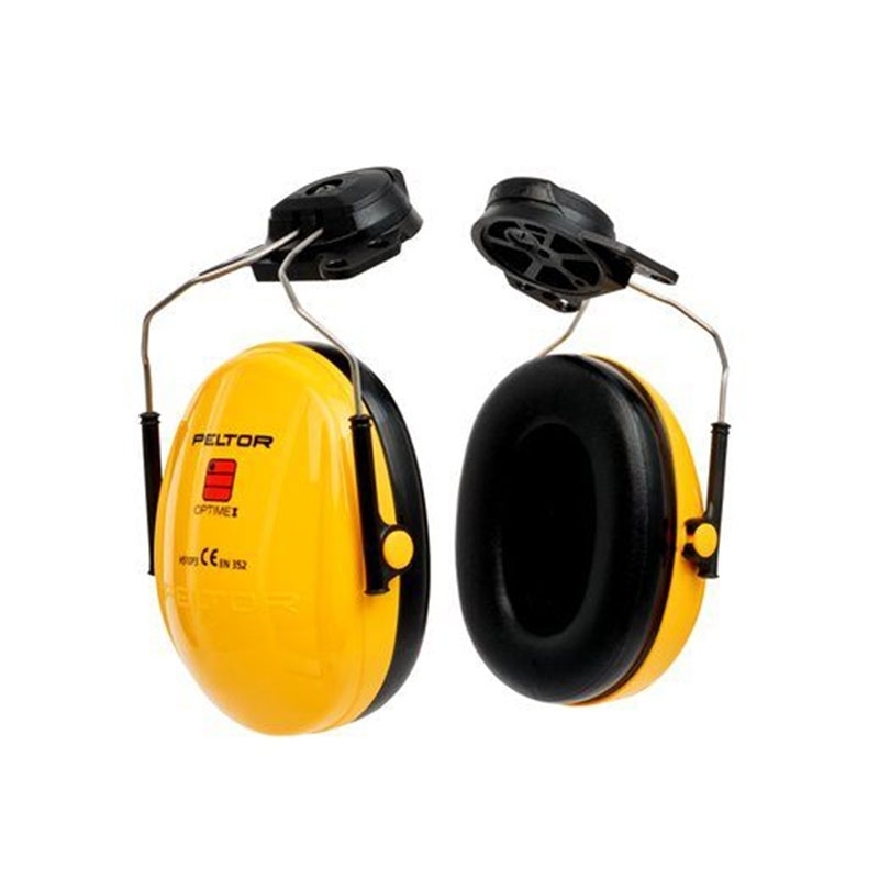 3M PELTOR Optime I Ear Defenders, 26 dB, Yellow, Helmet Mounted attachment for Versaflo M-Series, H510P3AF-405-GU