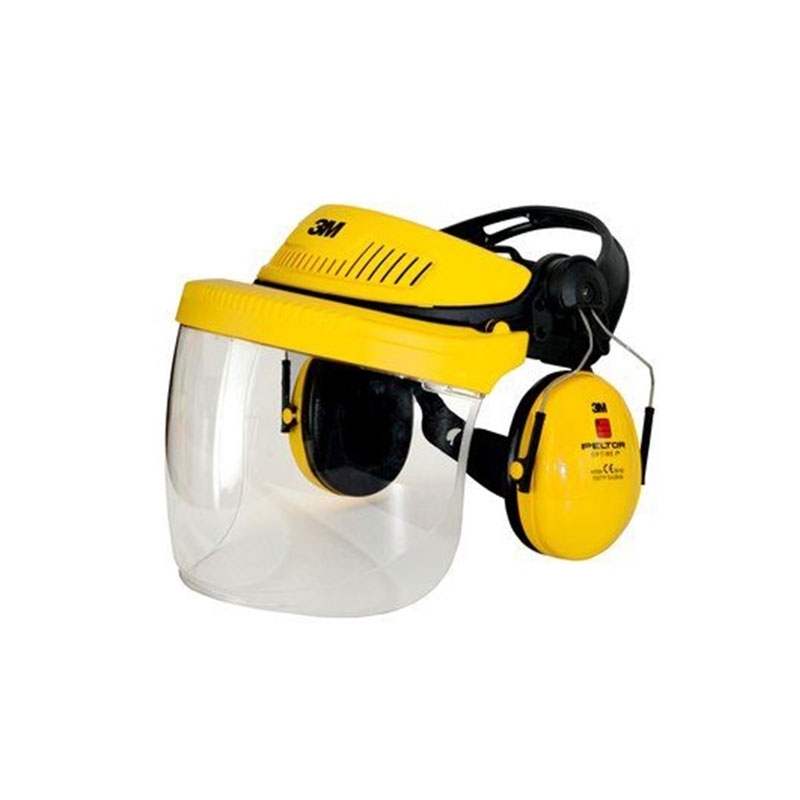 3M G500 Industrial Headgear Combination, Yellow, G500V5FH (Case of 12)