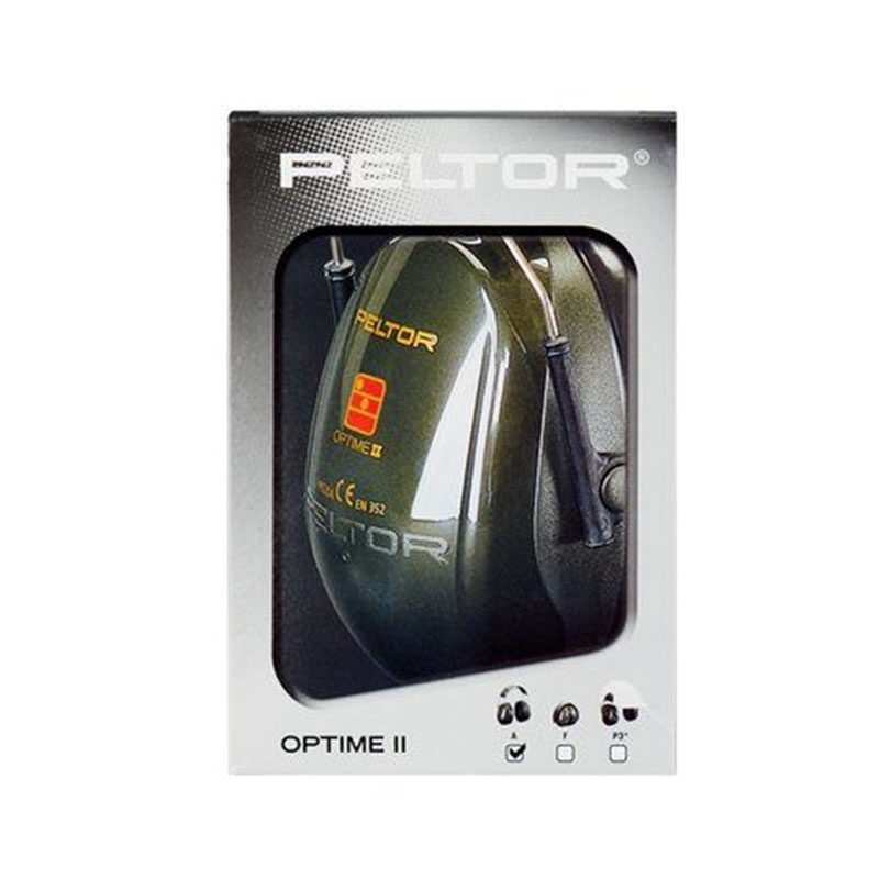 3M PELTOR Optime II  Ear Defenders, 31 dB, Hi-Viz, Headband, H520A-472-GB