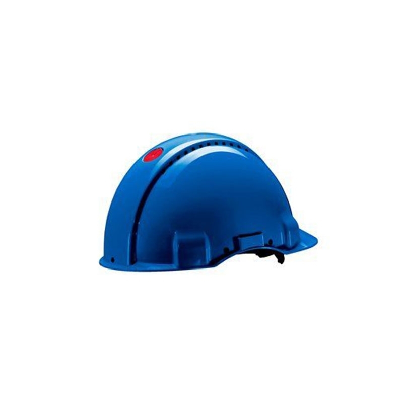 3M PELTOR G3000 Safety Helmet with Uvicator Sensor, Pinlock, Ventilated, Leather Sweatband, Blue, G3000DUV-BB