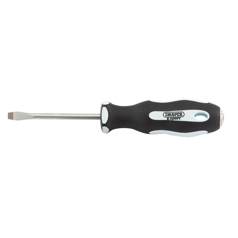 Draper 34976 Expert Plain Slot 5.5 x 75mm Soft Grip Screwdriver