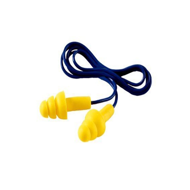 3M E-A-R Ultrafit Earplugs, 32 dB, Corded, UF-01-000 - 50 Pairs