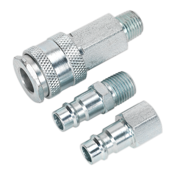 Sealey ACH60 Air Tool Coupling Kit 1/4