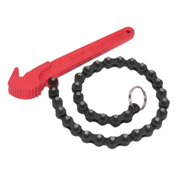 Sealey AK6410 Oil Filter Chain Wrench Ø60-106mm Capacity