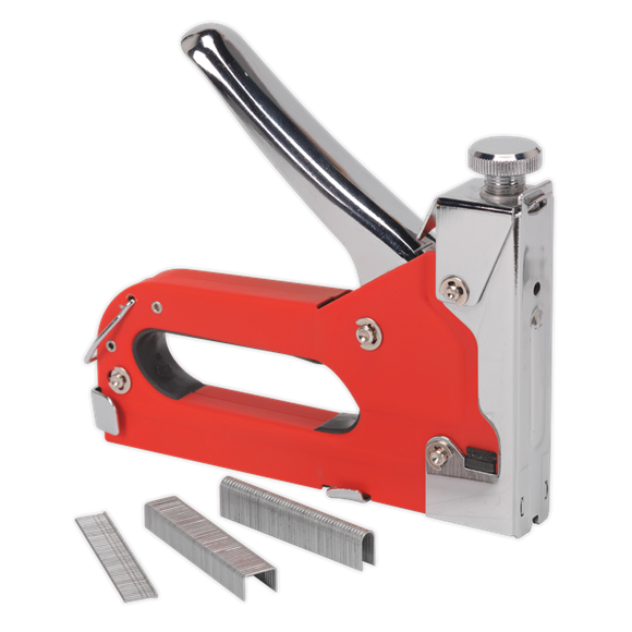 Sealey AK7061 Staple & Brad Nail Gun Heavy-Duty 4-14mm