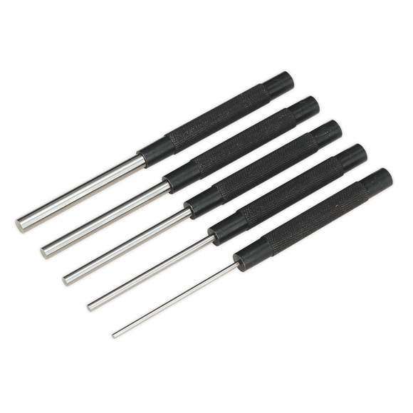 Sealey AK9124 Parallel Pin Punch Set 5pc Long Pattern